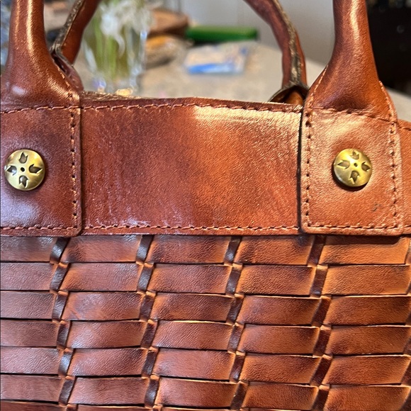 Patricia Nash Rich Brown Woven Tote - Picture 11 of 14